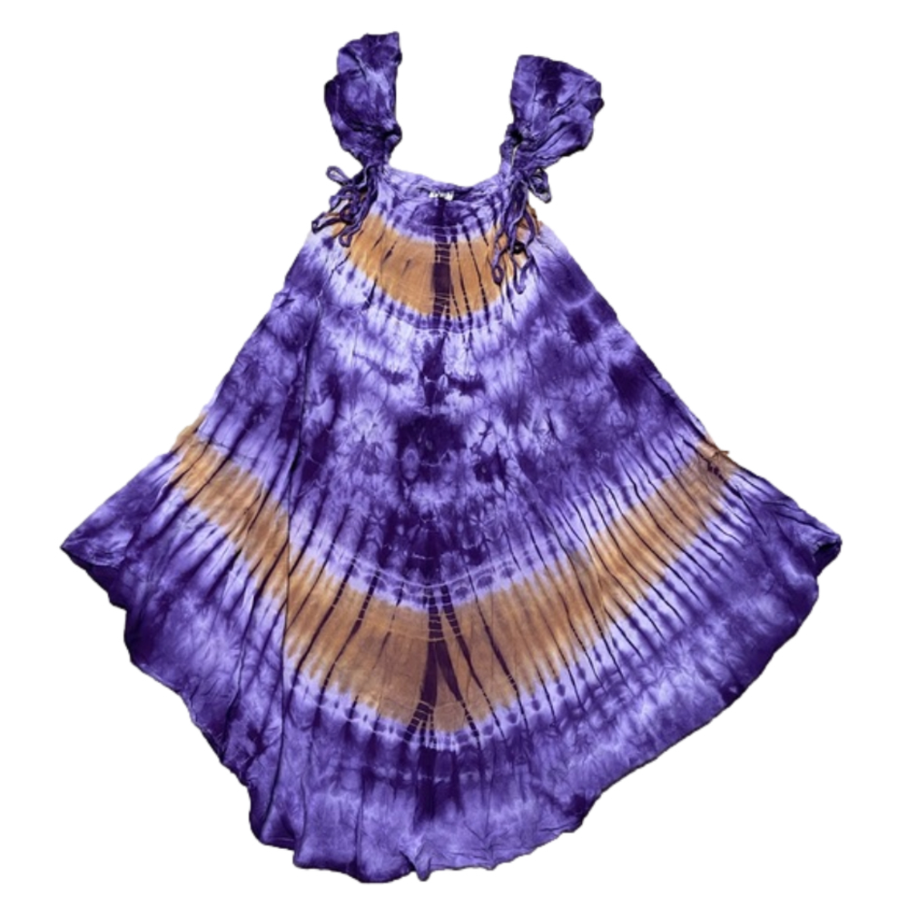 Tie Dye One Size Hippie Dress